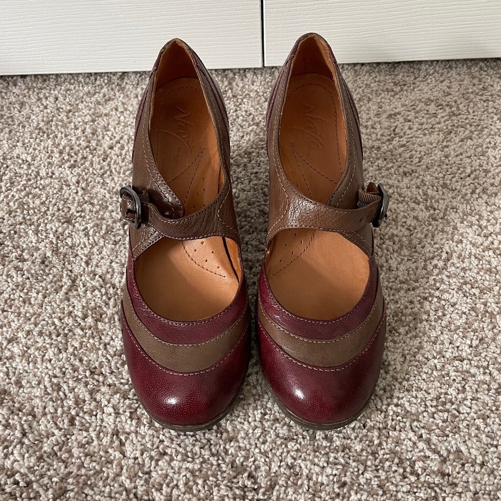Leather Mary Jane’s